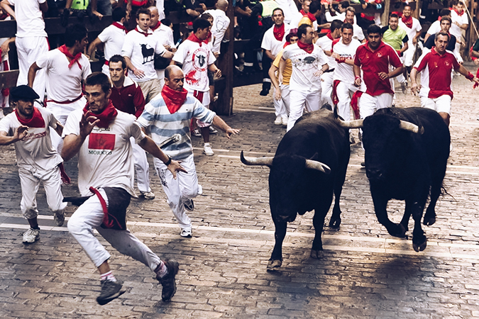 1. Lễ hội du lịch Tây Ban Nha – San Fermin