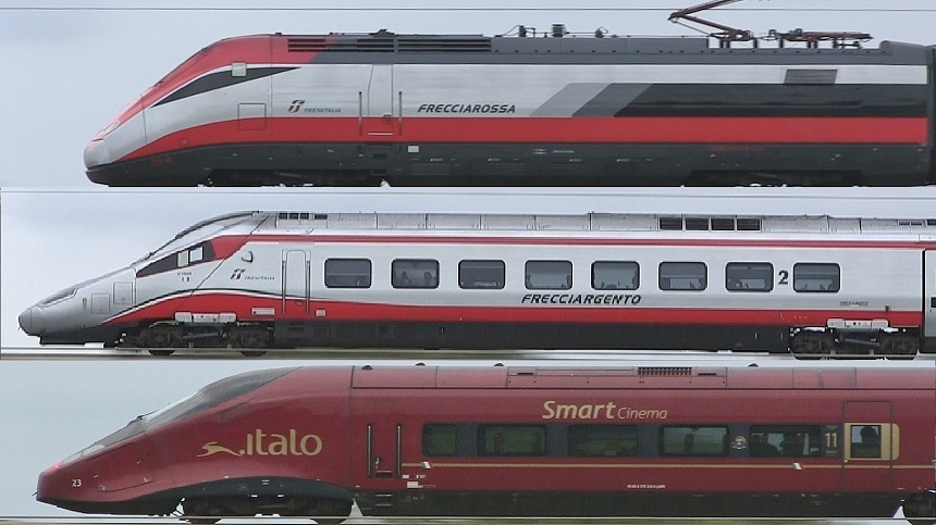 4. Italo và Frecciarossa: 355km/h