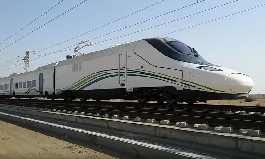 6. Đường sắt phía Tây Haramain: 350km/h